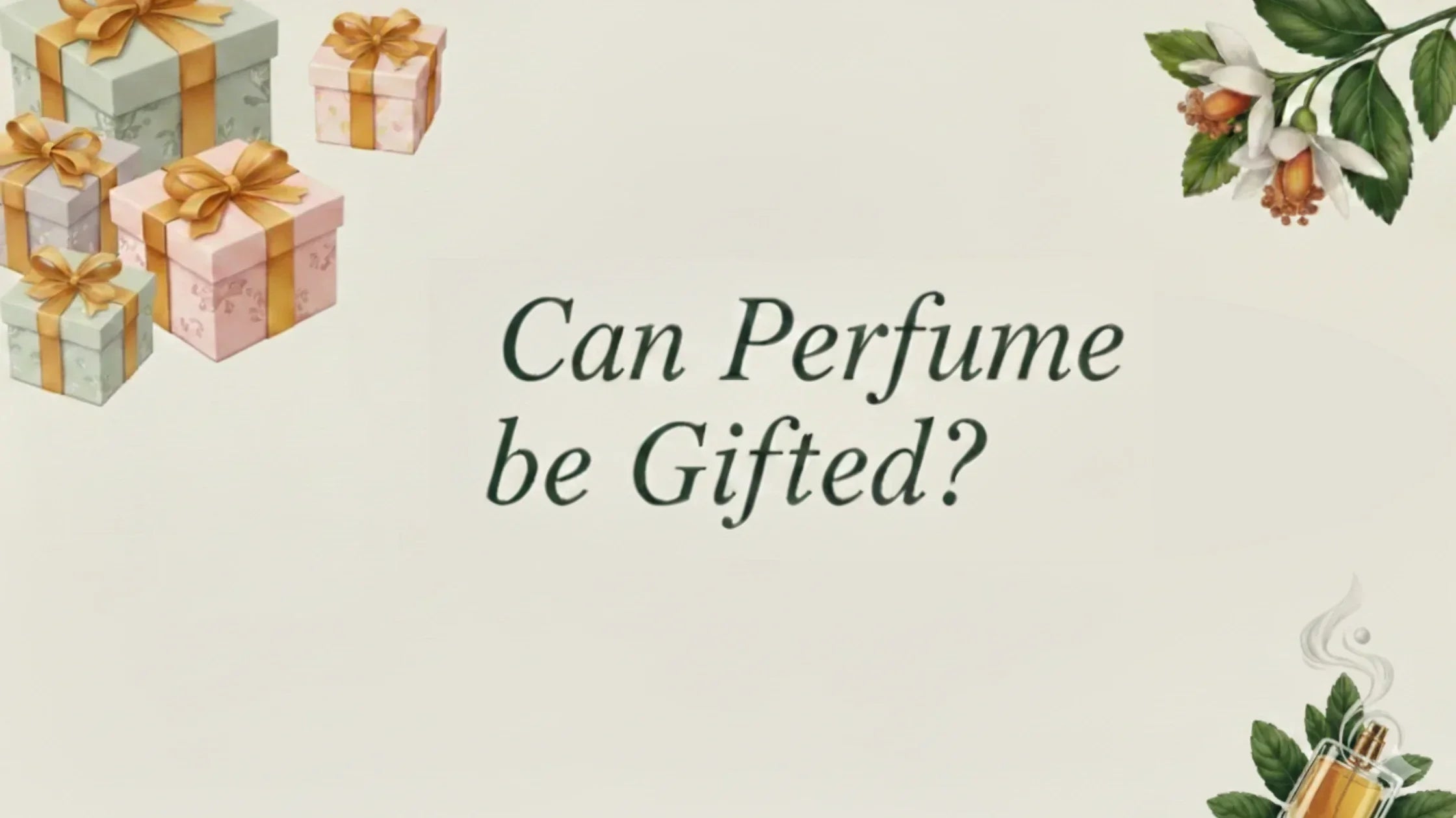 can perfume be gifted