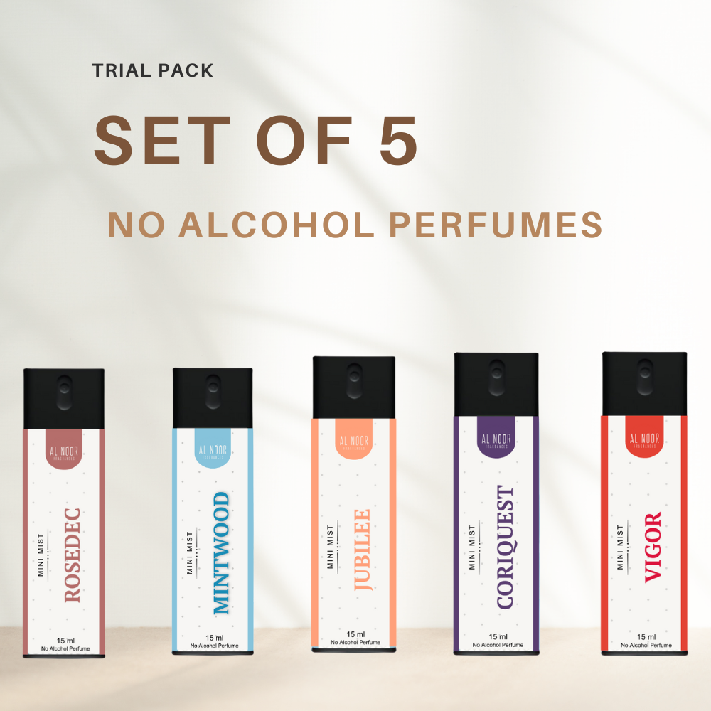Trial Pack - Set of 5 No Alcohol Pocket Perfumes